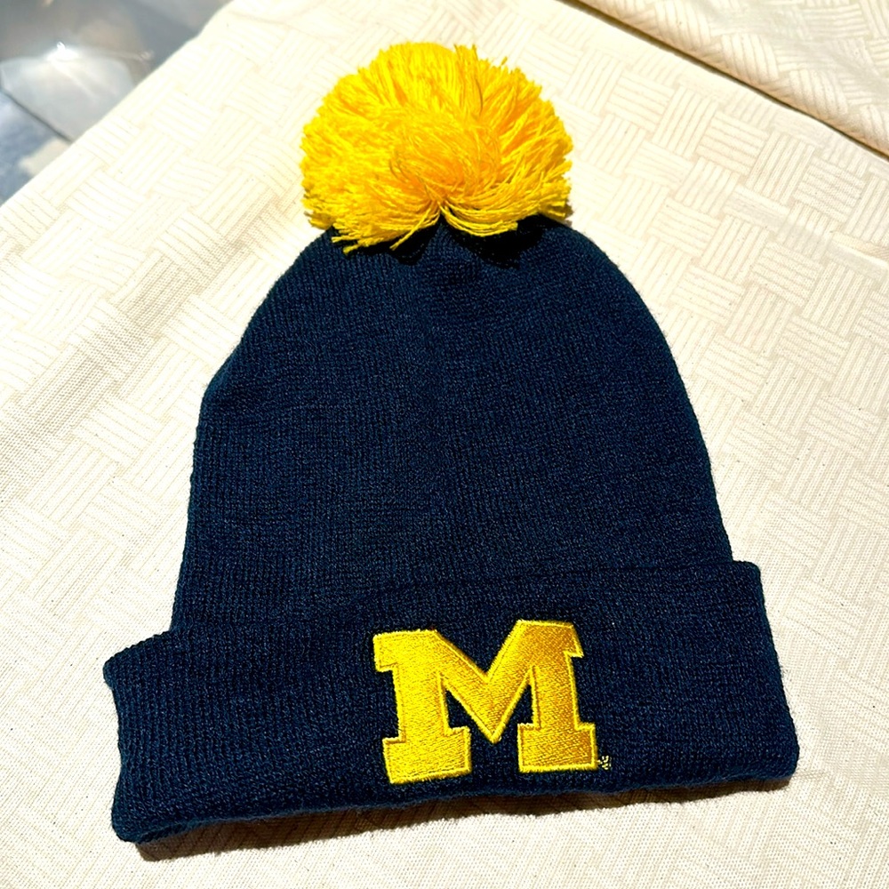 Michigan beanie hat .